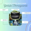 Geanta termoizolanta pentru pranz, Dino, Albastru/Negru