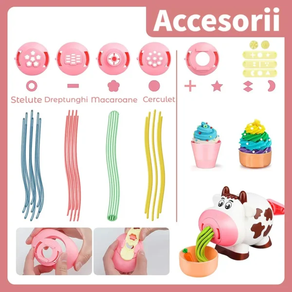 Set Plastilina Creativ, Model Bucatarie, 29 piese
