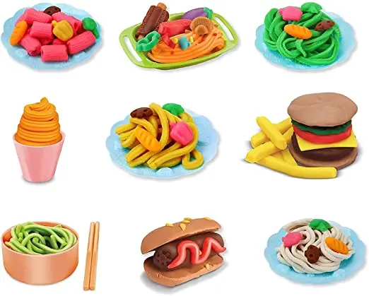 Set Plastilina Creativ, Model Bucatarie, 29 piese