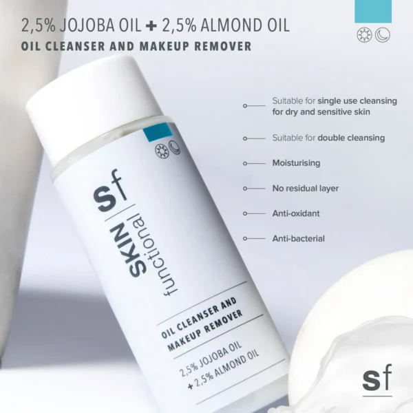 Ulei demachiant cu 2,5% Ulei de Jojoba & 2,5% Ulei de Migdale